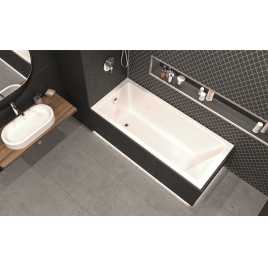 Акриловая ванна Whitecross Wave Slim 170х70 0111.170070.100 с тонким бортом, встраиваемая, Белая