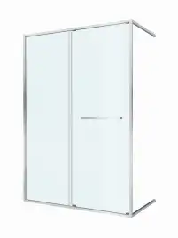 Душевая дверь CEZARES LUX-B-FS-11-140-C-CR прозрачное стекло, профиль Хром