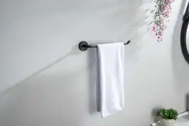 Держатель полотенец Aquatek Бетта AQ4619MB, Черный матовый