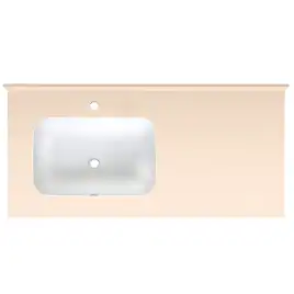 Раковина мебельная AVS Шарм 120x56 L белая/кремовая