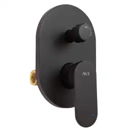 Смеситель для ванны AVS Beauty 811-703-MB встраиваемый, с внутренней частью, черный матовый