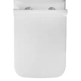 Унитаз напольный Azario Glory AZ-49 безободковый, с бачком и сидением микролифт, Белый глянцевый