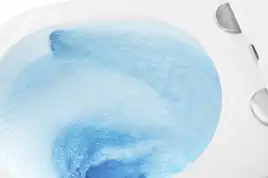 Подвесной унитаз Azario Teramo AZ-0053-UQ3 безободковый, смыв Торнадо, в комплекте с сидением микролифт, Белый глянцевый