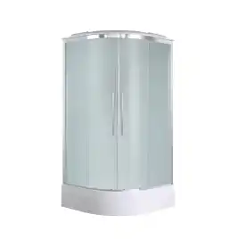Душевая кабина AvaCan EM3080LED 80x80 см, средний поддон, с крышей