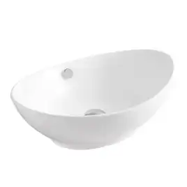 Раковина накладная CeramaLux 590х385х190 9019, цвет Белый