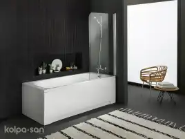 Акриловая ванна Kolpa-San QUAT Evelin 150x70 (1W28F) 900281, Белая