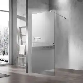 Душевая перегородка Vincea Walk in 100 VSW-1H100MR, профиль хром, стекло зеркальное