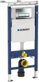 Инсталляция для унитаза Geberit Duofix 458.125.21.1 с кнопкой хром глянец