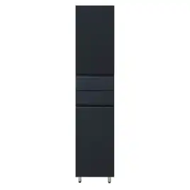 Шкаф-пенал Azario Эстима 40 CS00094561 правый напольный, Графит