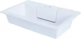 Раковина Aquanet Фортуна 70 182523 прямоугольная, Белая глянцевая