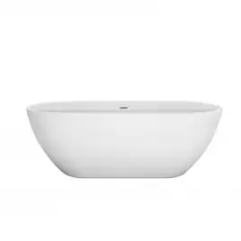 Акриловая ванна BELBAGNO UNO 150х73 BB701-1500-730-K, отдельностоящая, Белая глянцевая