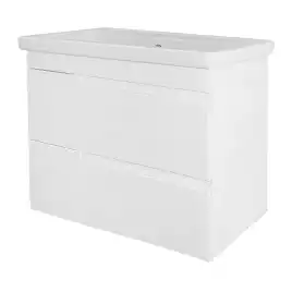 Тумба с раковиной Azario KANTRI 70/2 CS00097251, подвесная с раковиной Фостер 70, белая