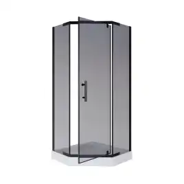 Душевой уголок Niagara Eco 100х100 NG-010-14DT низкий поддон 13 см стекло ТОНИРОВАННОЕ