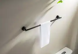 Держатель полотенец 600 мм Aquatek Классик AQ4514MB, Черный матовый