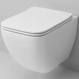 Подвесной унитаз Grossman GR-4447S безободковый, Белый глянцевый