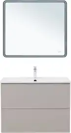 Тумба под раковину Aquanet Арт 90 бежевый, 343968