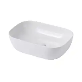 Раковина накладная ABBER RECHTECK 46х32,5х13,5 AC2200, прямоугольная, белая