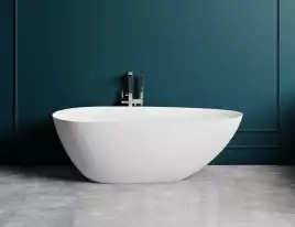 Ванна Salini PAOLA IN 160х80 101611G из материала S-Sense, Белая глянцевая