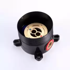 Напольный смеситель для раковины  Abber Wasserfall AF8640MRG, однорычажный, с внутренней частью, Золото розовое