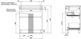 Тумба под раковину Aquanet Вега 70 напольная, белый глянец, 344122