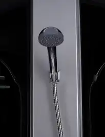 Душевая кабина Loranto 100х80 CS-5180-13R G, низкий поддон, цвет профиля сатин