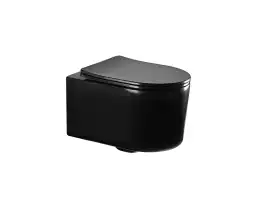 Унитаз с инсталляцией Aquatek Мия SET AQUATEK МИЯ-MB-020 4в1 с сиденьем Микролифт и черной клавишей смыва