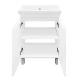 Тумба с раковиной Azario KANTRI 60Н CS00097249, напольная с раковиной Фостер 60, белая