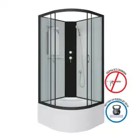 Душевая кабина Niagara Classic 100х100х200 NG-6709-14BK высокий поддон, без гидромассажа, 67091414BK