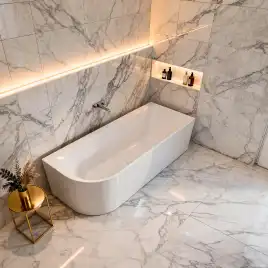 Акриловая ванна Azario Mist B 180х80 AZ-8649-B-1.8, асимметричная, правая