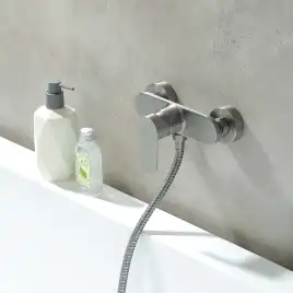 Смеситель для душа Aquatek Ника AQ1860BGM, Оружейная сталь