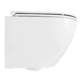 Унитаз подвесной Azario PRO PRO-0001 подвесной, безободковый, с сиденьем микролифт, Белый глянцевый
