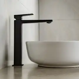 Смесители для раковины AVS NEW CUBE 811-251-MB высокий, черный матовый