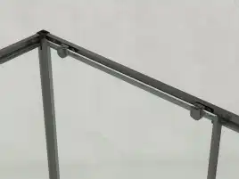 Душевой уголок Loranto 120х90 CS-AB02GG-129, профиль серый матовый, стекло Прозрачное