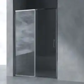 Душевая дверь в нишу AVS Вектор 130 см профиль хром, стекло прозрачное, 803-0002-195-13-CR-T