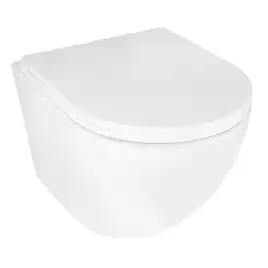 Унитаз подвесной Azario Gloria AZ-2003T подвесной, безободковый, со смывом 