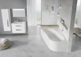 Акриловая ванна Ravak CHROME 170х105 CA31000000 левая, Белая