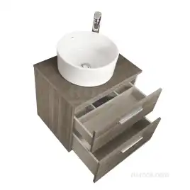 Тумбы под раковину Roca Victoria 60 A857468402 подвесная, цвет, Городской дуб