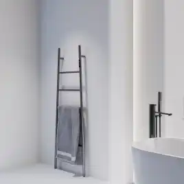 Полотенцесушитель электрический 53х152 ABBER Treppe AH4705NG оружейная сталь