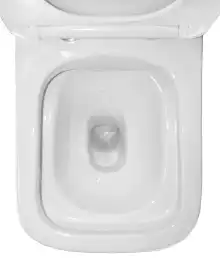 Унитаз-компакт Azario Kashmir AZ-9143S напольный, безободковый, в комплекте с бачком и сиденьем микролифт, Белый глянцевый