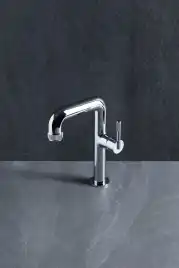 Смеситель для накладной раковины Allen Brau Reality 5.32002-00, однорычажный, высокий, Хром