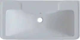 Тумба под раковину Grossman Адель 90 напольная, белая глянцевая (109004)