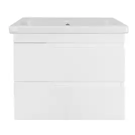 Тумба с раковиной Azario KANTRI 70/2 CS00097251, подвесная с раковиной Фостер 70, белая