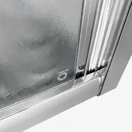 Душевой уголок Vincea Garda 90х80 VSR-1G8090CL, дверь складная, профиль хром, стекло прозрачное