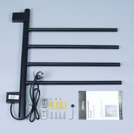 Полотенцесушитель электрический 50х59 ABBER Universal AH4504MB черный матовый