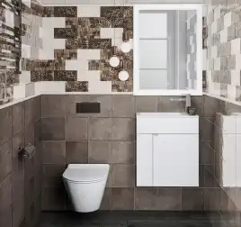 Тумба под раковину Kerama Marazzi LATO 50 см, LAT.50.1\WHT подвесная, Белая глянцевая