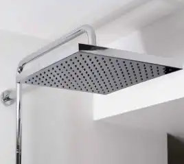 Душевая система Jacob Delafon Atom E26238-CP для ванны с изливом, термостатическая, верхний душ, Хром