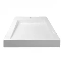 Раковина Azario DOMINO 60х56 CS00082282 над стиральной машиной, из литьевого мрамора, Белая