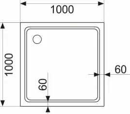 Душевой уголок AVS Фаворит 100x100 профиль хром, стекло прозрачное, 803-0025-195-1010-CR-T