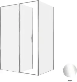 Душевой уголок Allen Brau Priority 140x100 3.31034.00 + 3.31046.00 хром