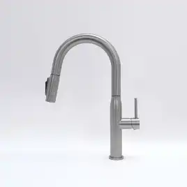 Смеситель для кухни AVS PureRiver 811-171-BN с выдвижным изливом, брашированный никель